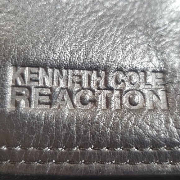 💕Kenneth Cole Reaction Busi-mess Essentials Unisex Leather Laptop/Messenger Bag - Picture 11 of 16